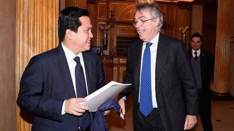 Massimo Moratti con Erick Thohir