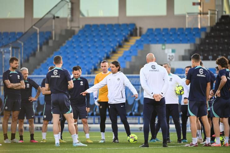 Scontro tra Onana e Brozovic in allenamento