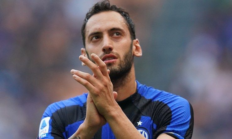 Calhanoglu ha svolto l'intero allenamento in gruppo