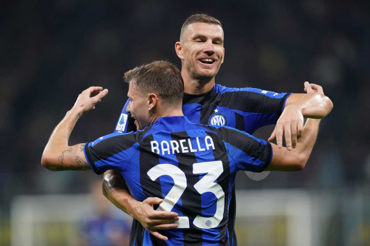 Barella e Dzeko nell'intervista pre Milan-Inter di Champions