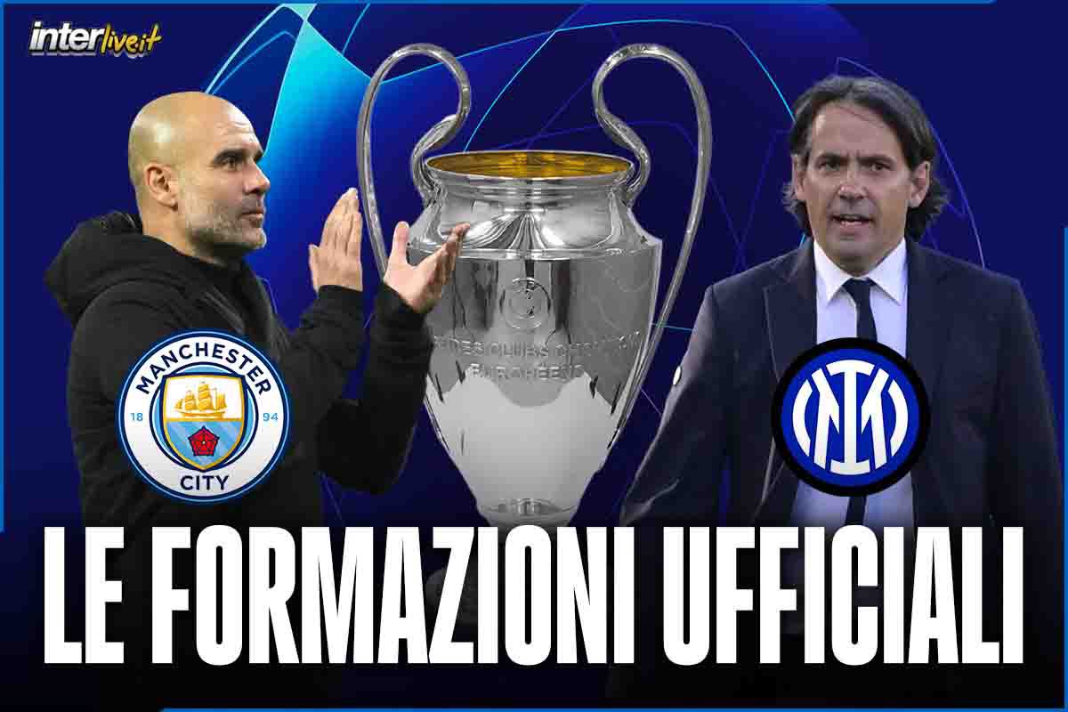 Da Haaland a Lautaro, le ufficiali di City-Inter