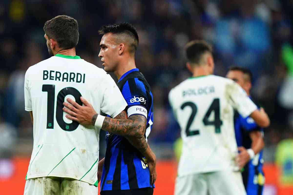 Lautaro sottotono contro il Sassuolo