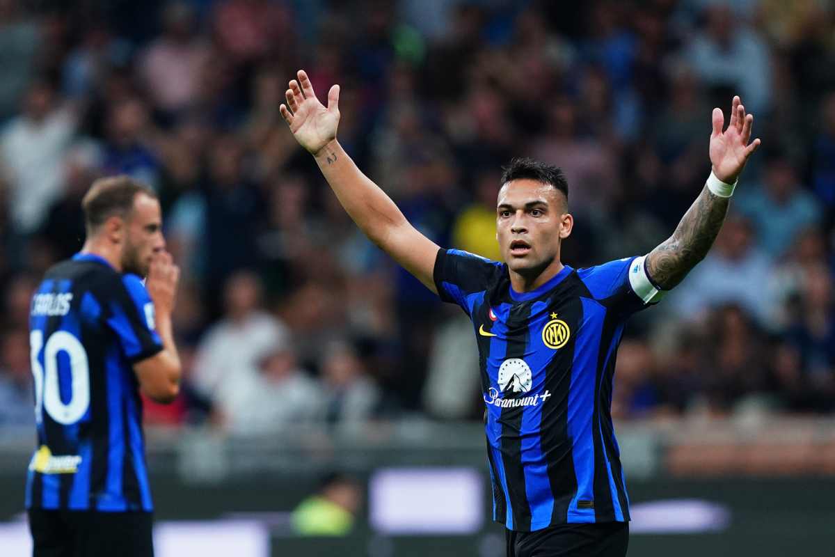 Lo scudetto dell'Inter sulle spalle di Lautaro