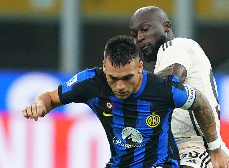 L'incrocio Lukaku-Laurato prima e durante Inter-Roma