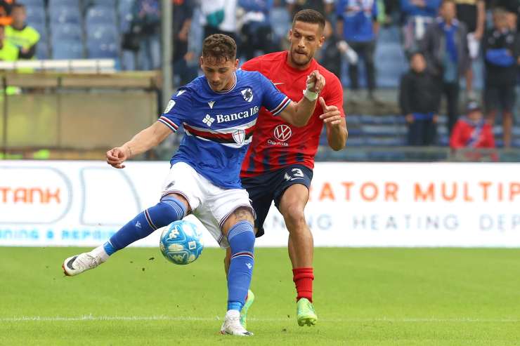 Zero goal per Sebastiano Esposito con la Samp