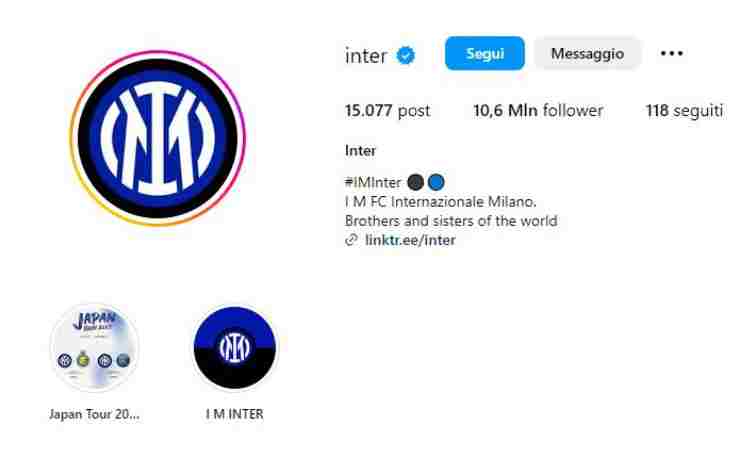 La Juve batte l'Inter sui social