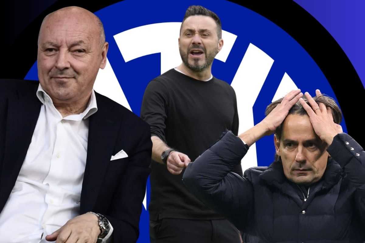 De Zerbi al posto di Inzaghi, annuncio Marotta