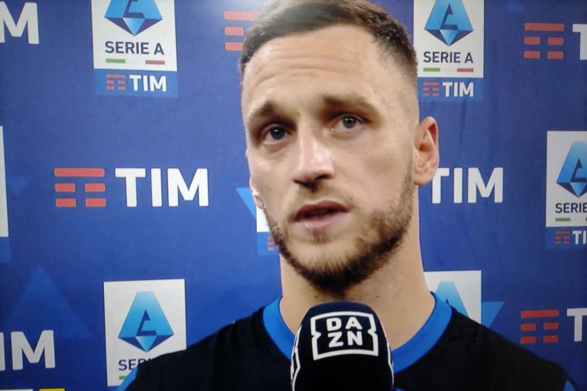 Arnautovic dopo la partita con il Lecce