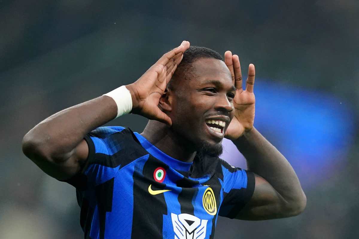 Thuram a segno contro l'Udinese, maxi plusvalenza sul mercato per l'Inter