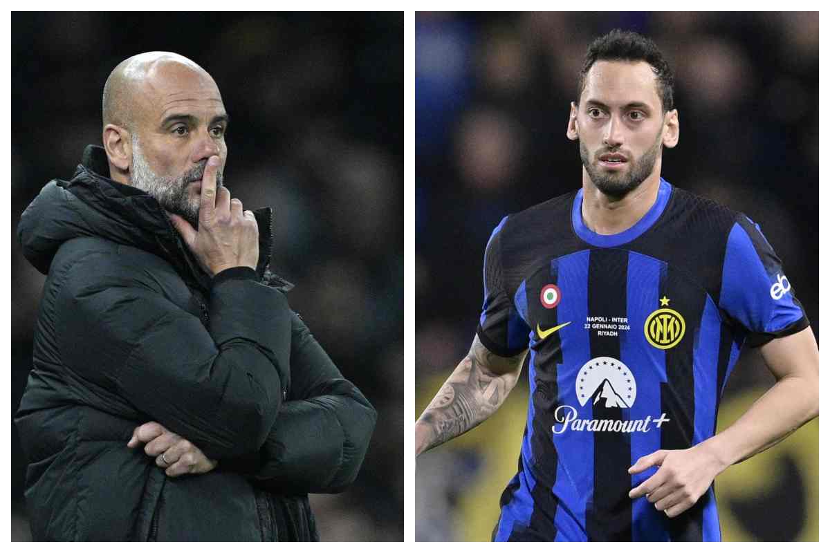 Calhanoglu supera il calcio di Guardiola