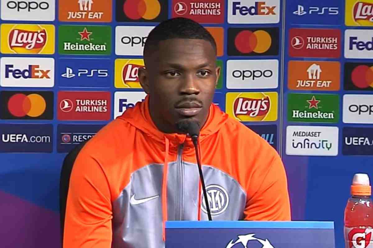 Thuram, conferenza stampa pre-Atletico