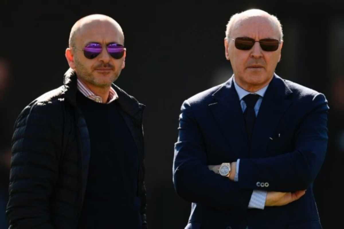 Ausilio e Marotta su un difensore