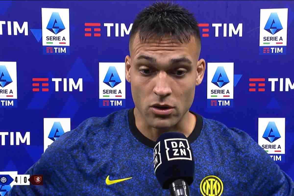 Lautaro dopo Inter-Salernitana 