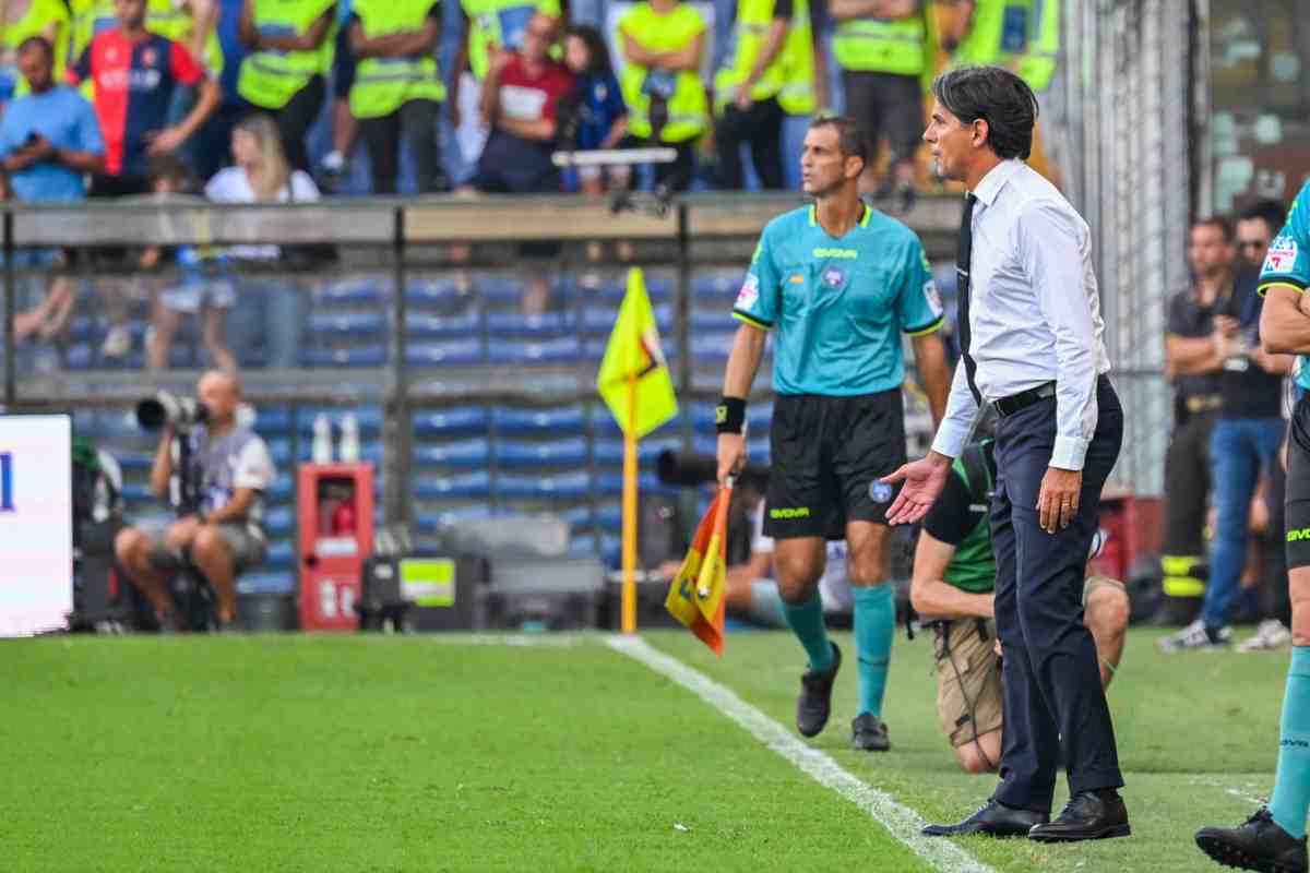 Inzaghi furioso durante Genoa-Inter