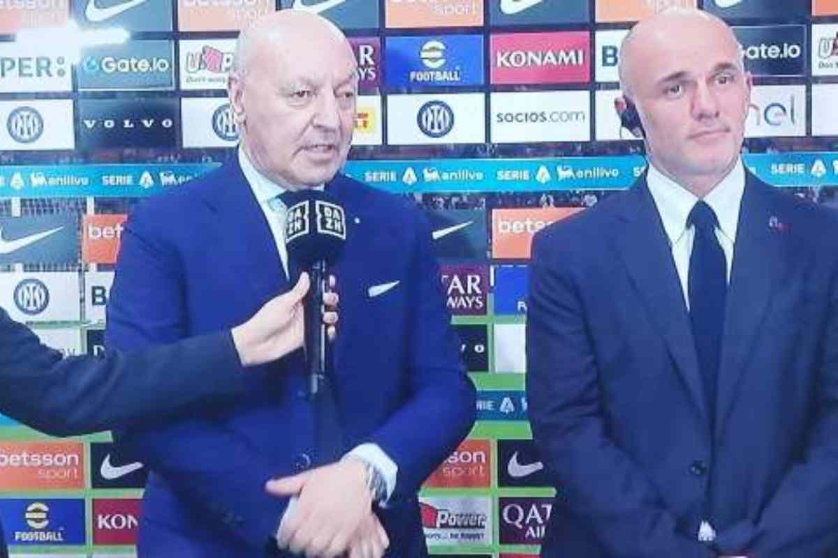 Marotta e Percassi ai microfoni di DAZN 