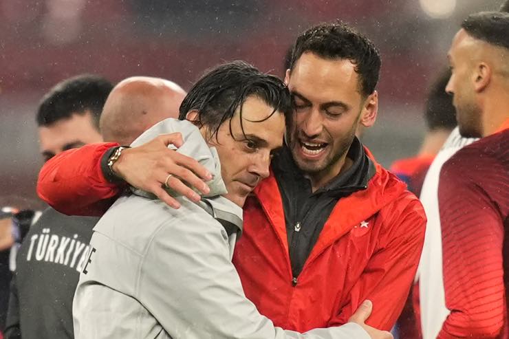 Calhanoglu fra i migliori al mondo, elogi di Montella