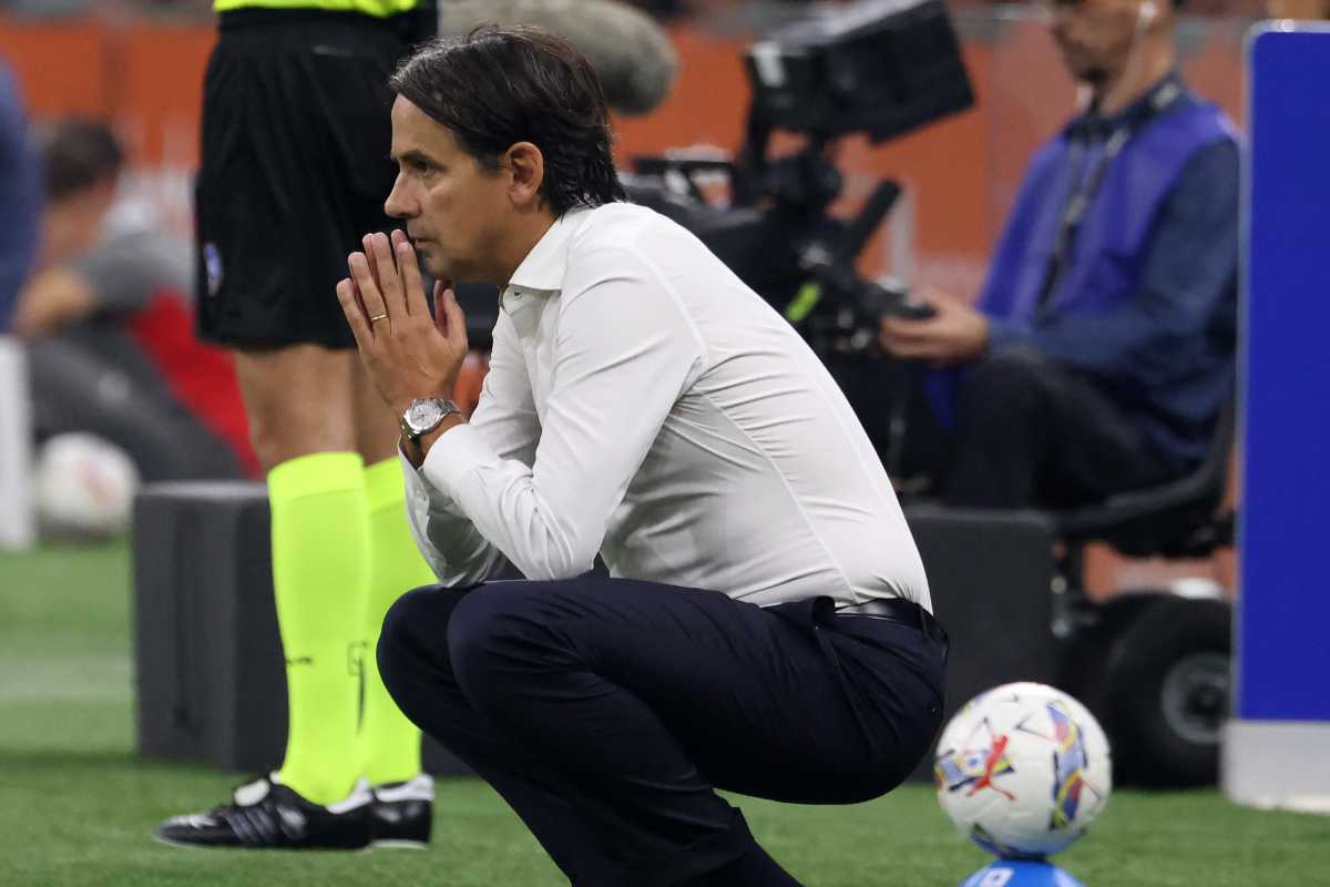 Inzaghi al termine di Inter-Udinese