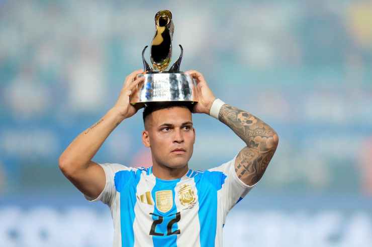 Lautaro Martinez dall'Inter al Pallone d'Oro