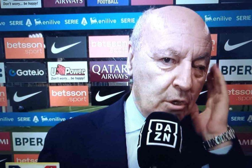 Derby Inter-Milan, le parole di Marotta a Dazn