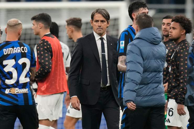 Simone Inzaghi a fine partita