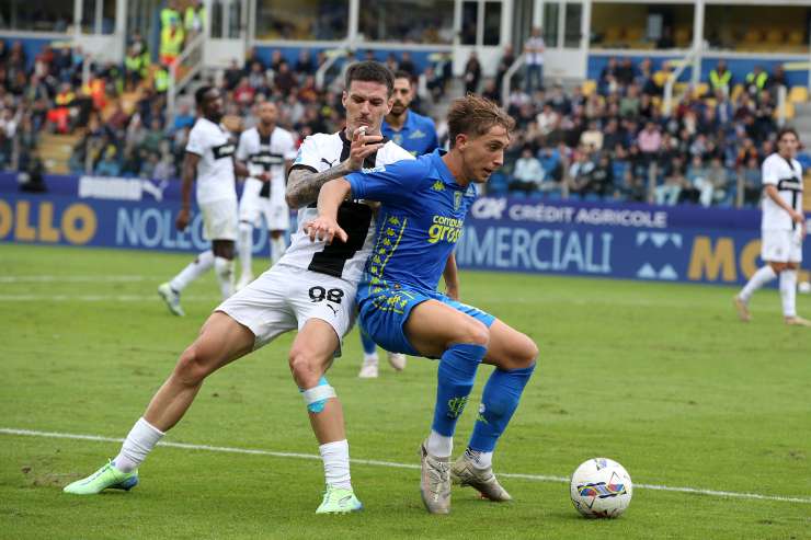 Jacopo Fazzini in azione