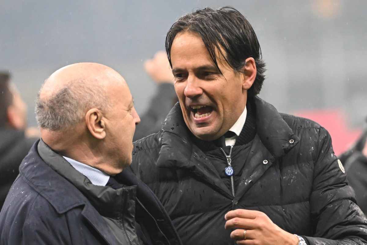 Marotta e Inzaghi festeggiano