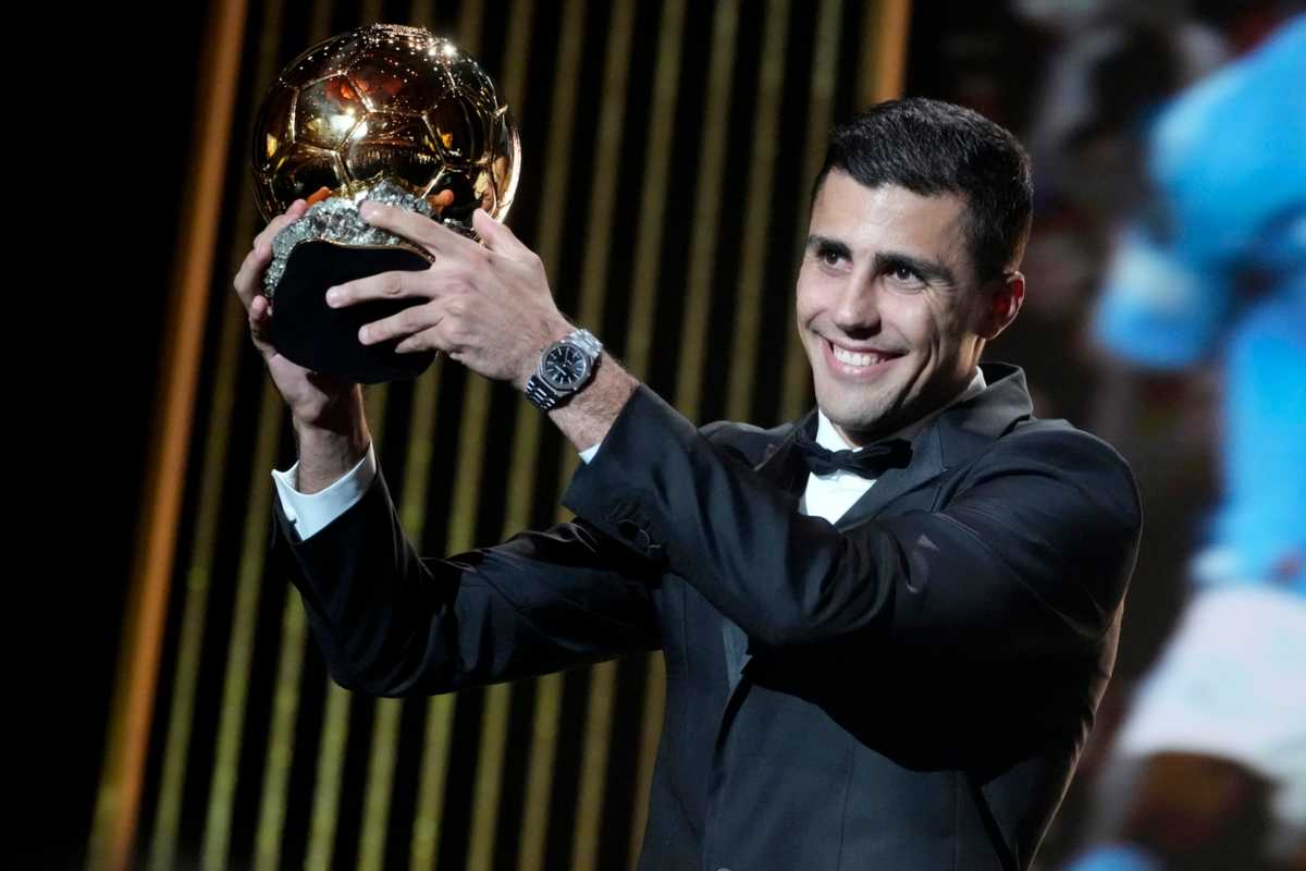 Rodri, vincitore del Pallone d'Oro 2024