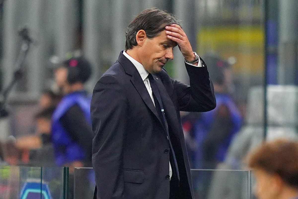 Simone Inzaghi dispiaciuto