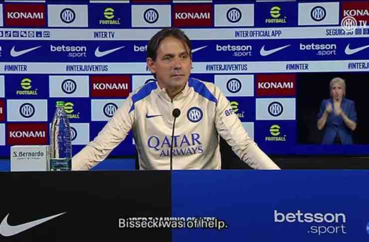 Inzaghi in conferenza stampa