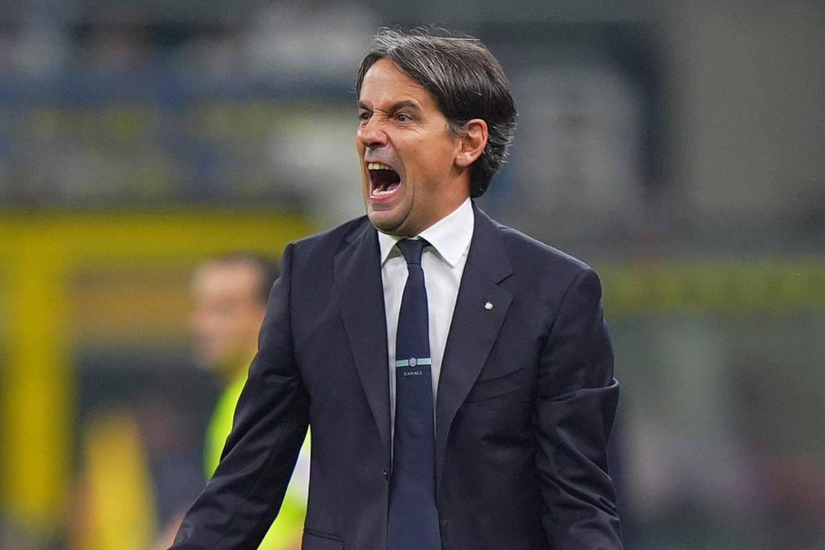 Simone Inzaghi su tutte le furie