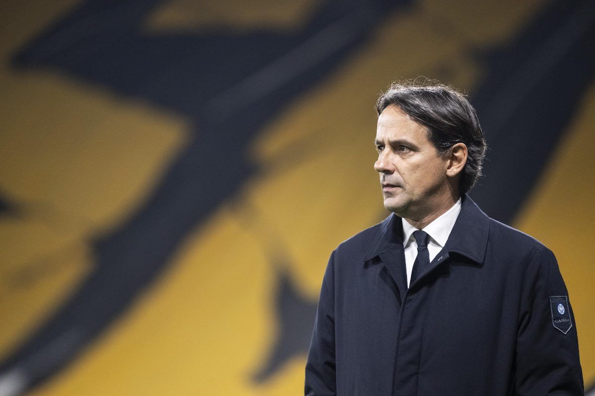 Simone Inzaghi durante Young Boys Inter