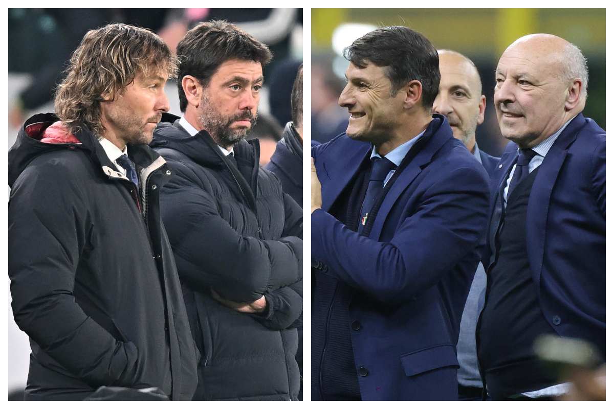 Nedved e Agnelli, Zanetti e Marotta