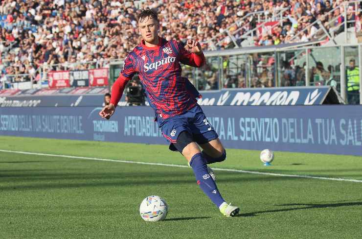 Sam Beukema, difensore del Bologna