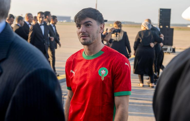 Brahim Diaz con la maglia del Marocco