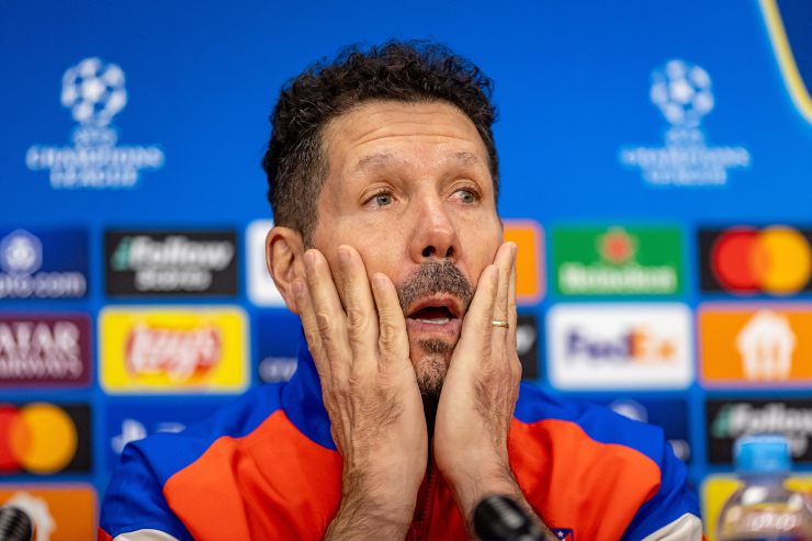 Diego Simeone in conferenza stampa