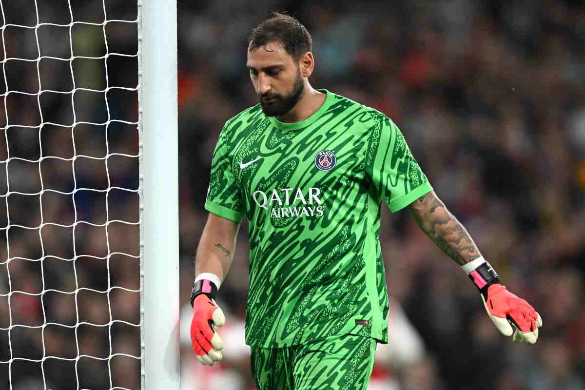 Gianluigi Donnarumma con la maglia del PSG