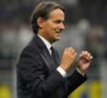 L'esultanza di Simone Inzaghi, tecnico dell'Inter