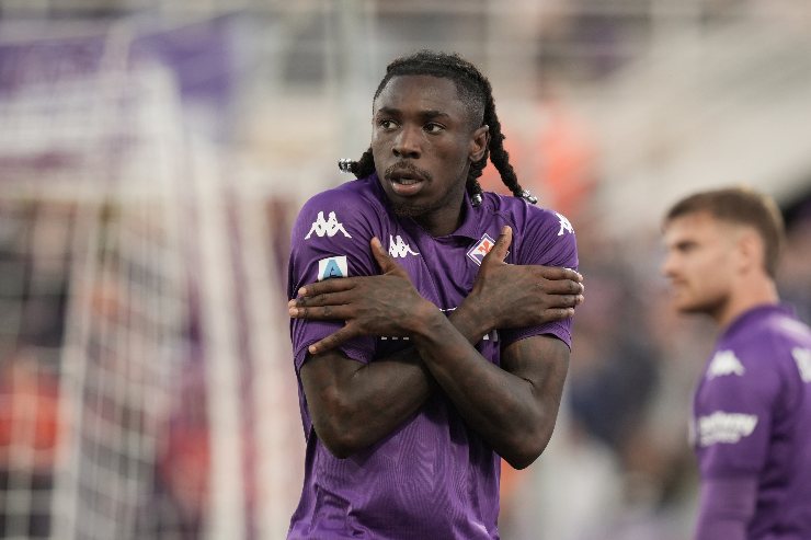 Moise Kean, attaccante della Fiorentina