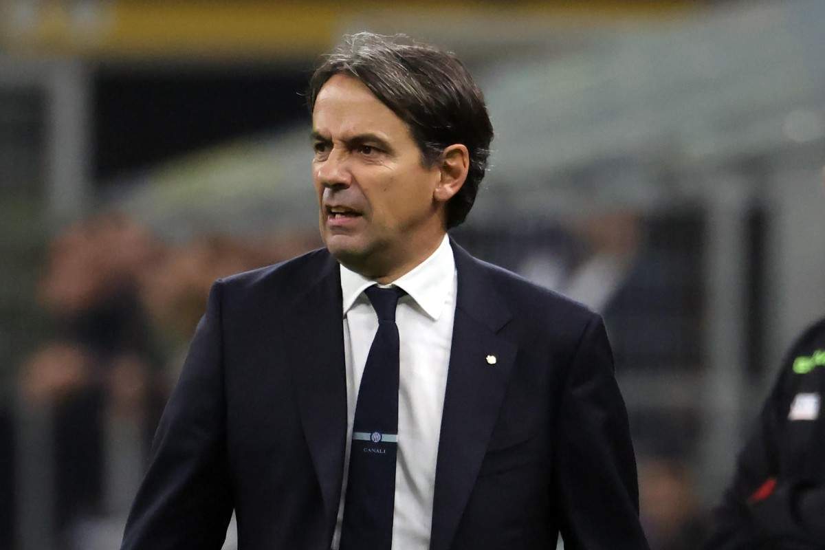 Simone Inzaghi contrariato