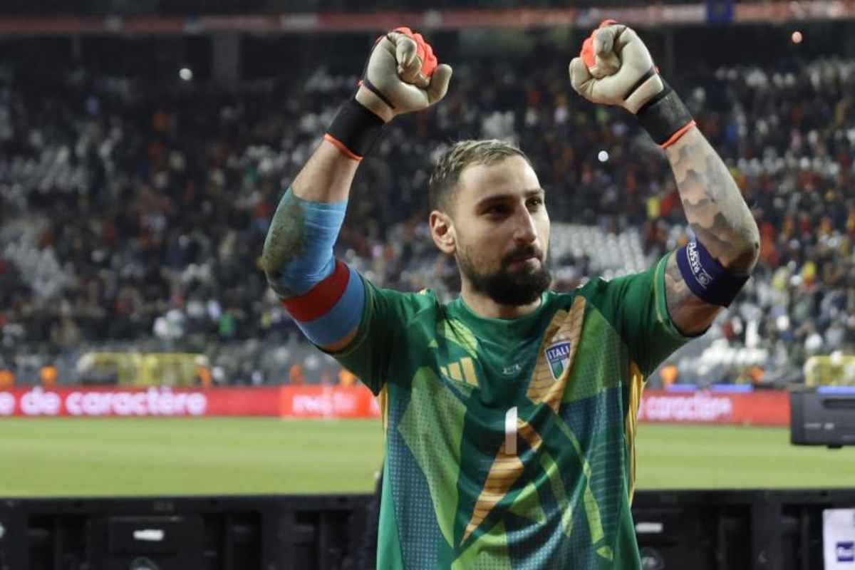 Donnarumma esulta