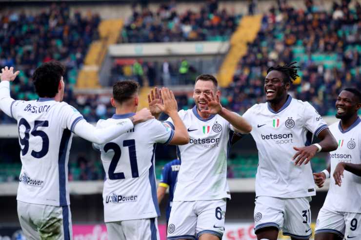 Inter esulta contro il Verona