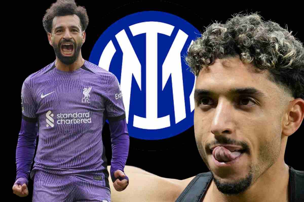 Salah, Marmoush e il logo dell'Inter