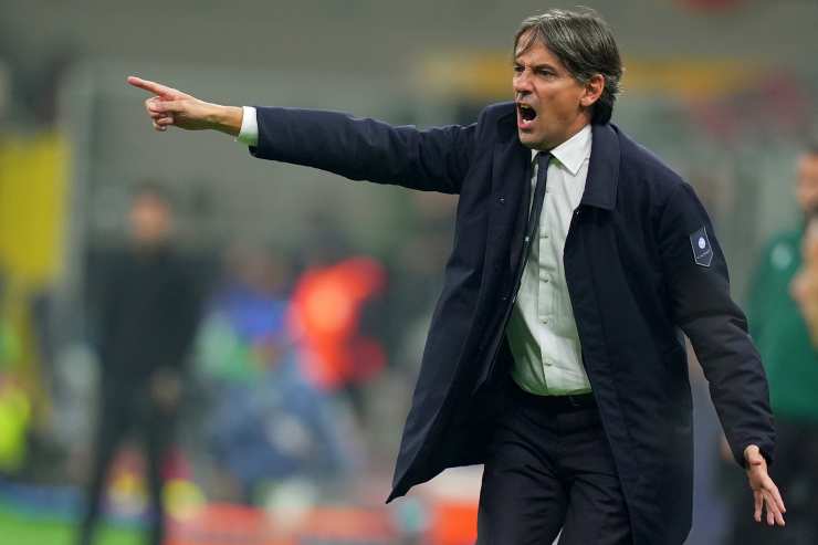 Inzaghi nervoso a bordocampo