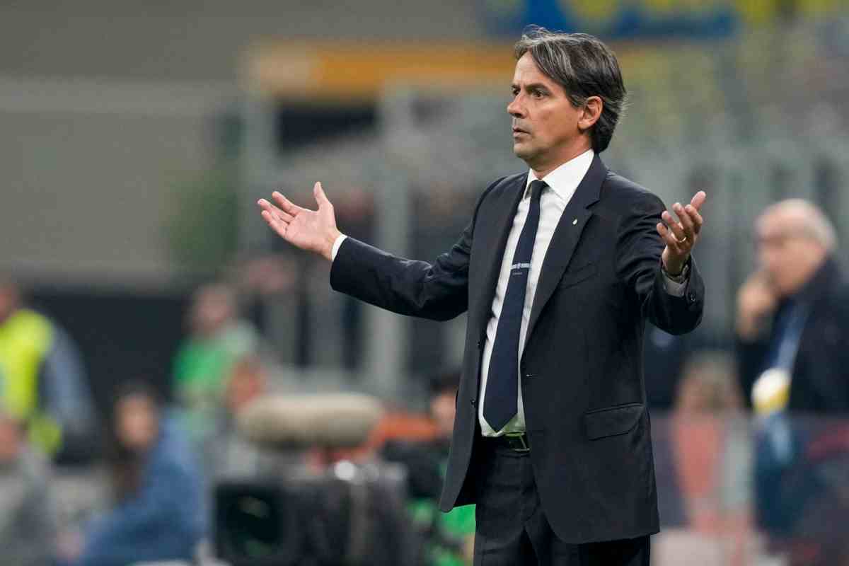 Inzaghi durante Inter-Arsenal