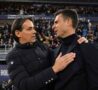 L'abbraccio tra Inzaghi e Motta