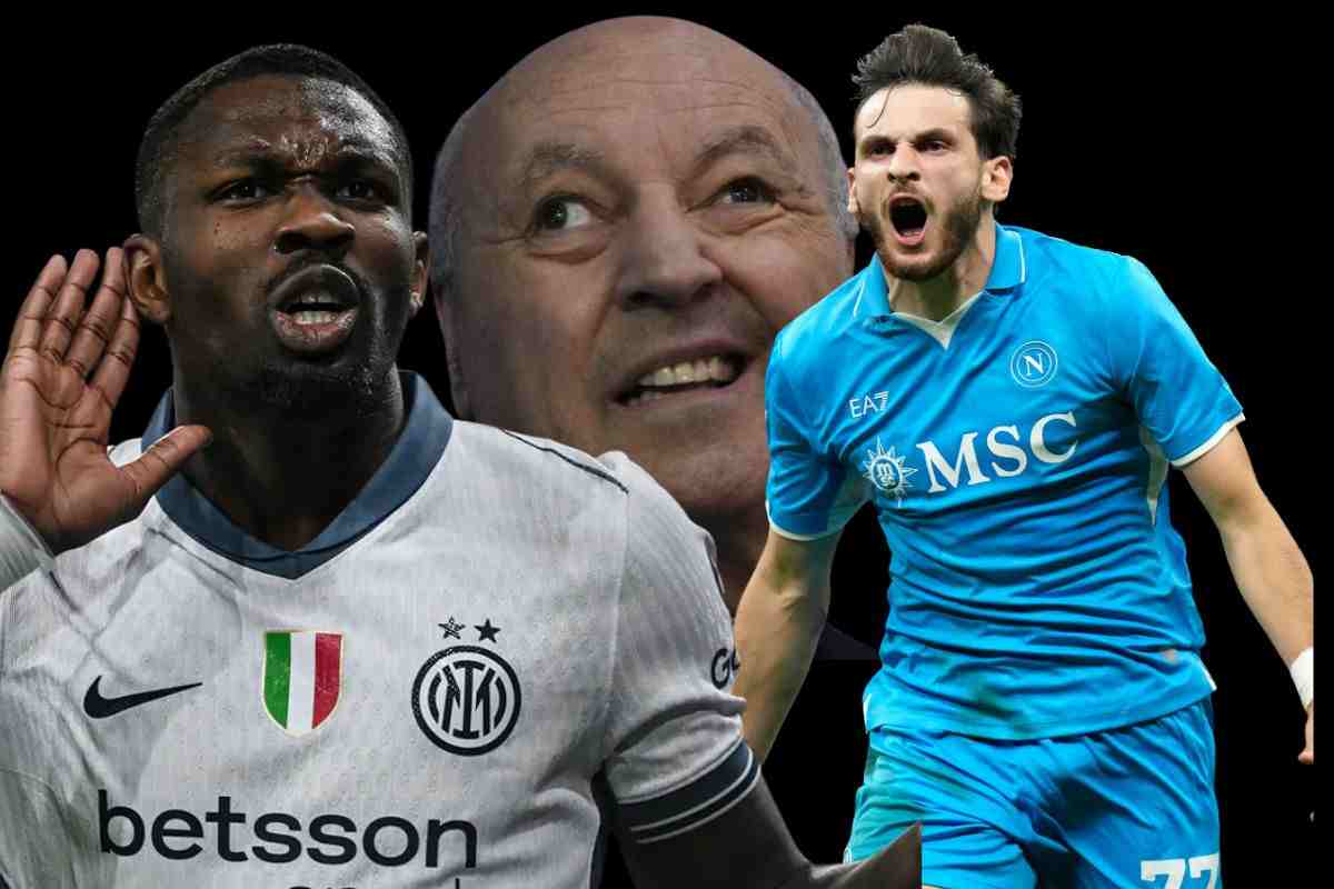 Kvaratskhelia, Thuram e Marotta