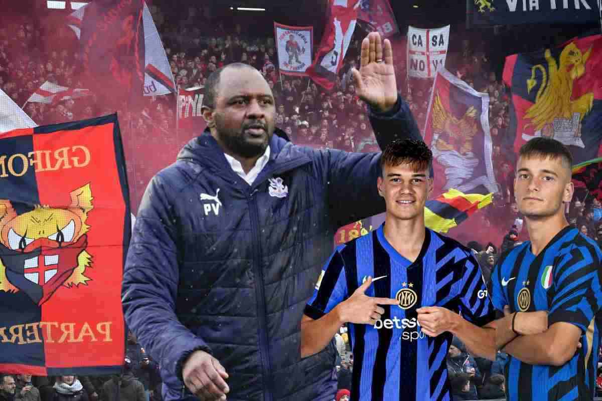 Vieira porta due talenti dell'Inter al Genoa