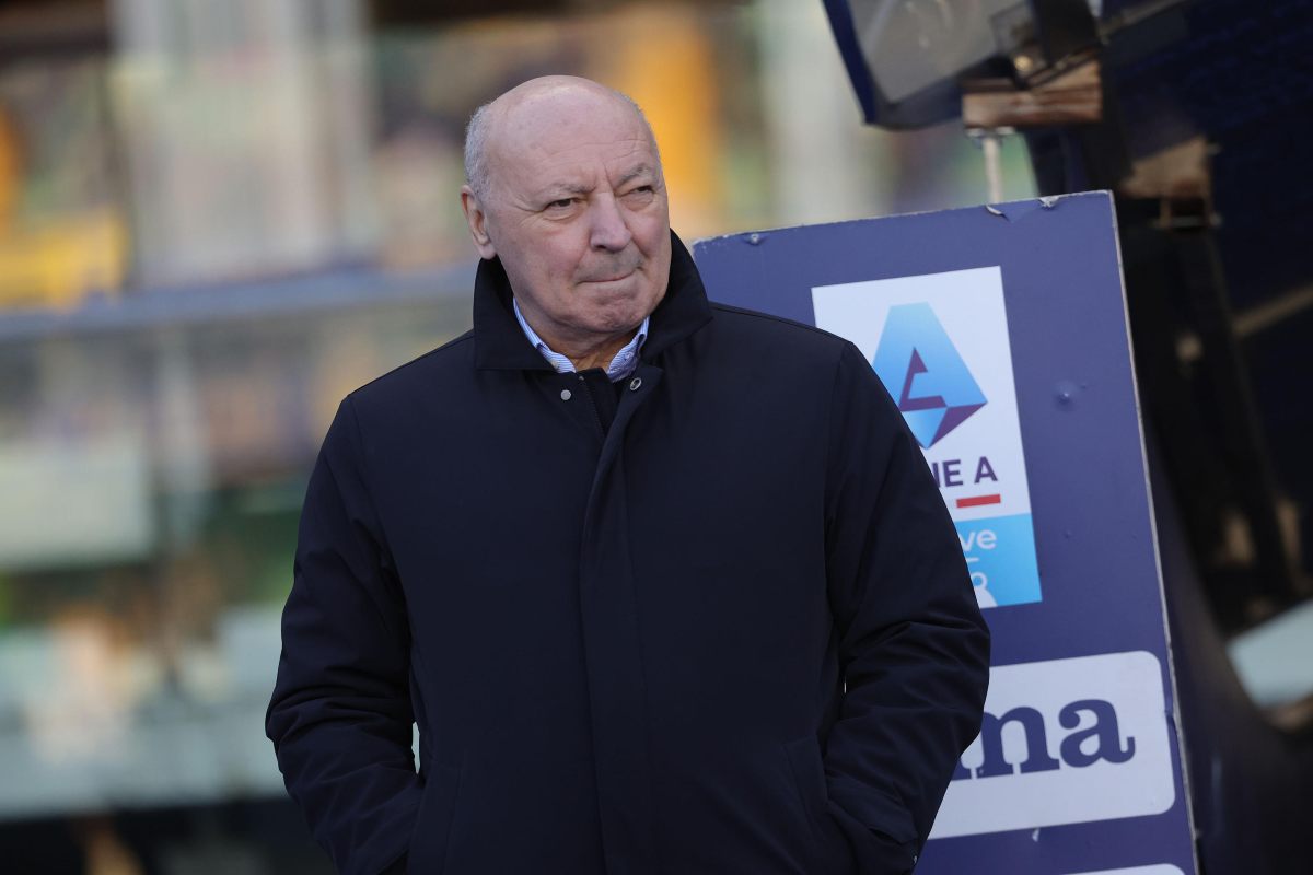 Beppe Marotta pensieroso