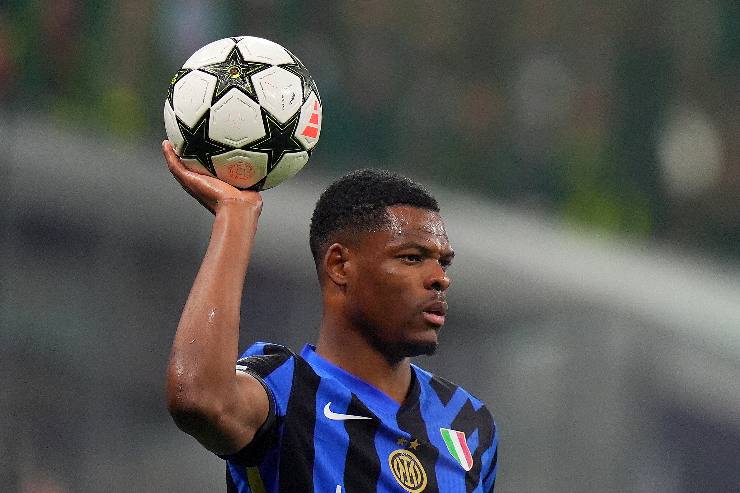 Denzel Dumfries, giocatore dell'Inter