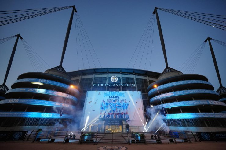 L'Etihad Stadium, casa del Manchester City